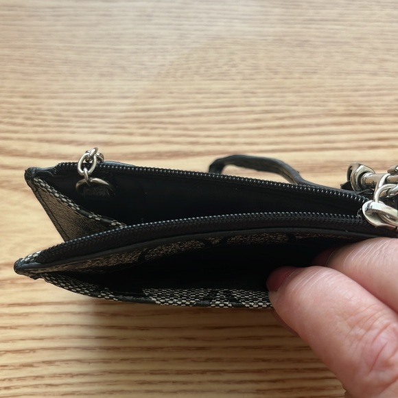 Coach Key and Credit Card Holder - Classic Peyton Print - Picture 4 of 11